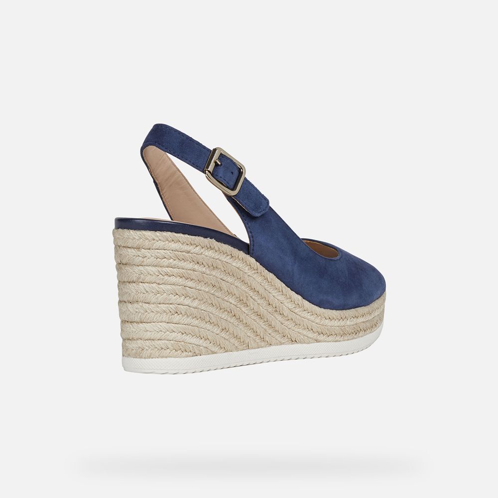 Sandales Geox Ponza - Bleu - Femme 085269-QYM